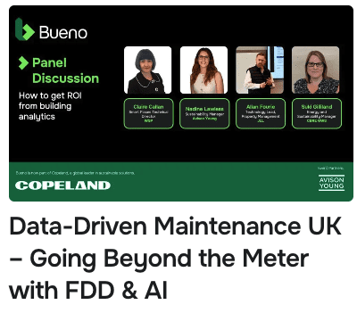Session three video – going beyond the meter with fdd & data-driven maintenance uk